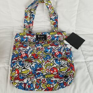JuJuBe Tokidoki Be Light Tote Bag Sweet Victory JJB Biscotti Bear Superhero Mozz